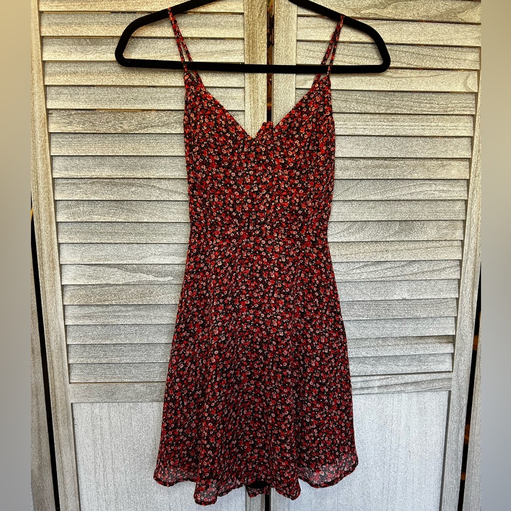 LOVELY DAY Multi Color Paisley Floral Summer Spring Dress Size Small Juniors